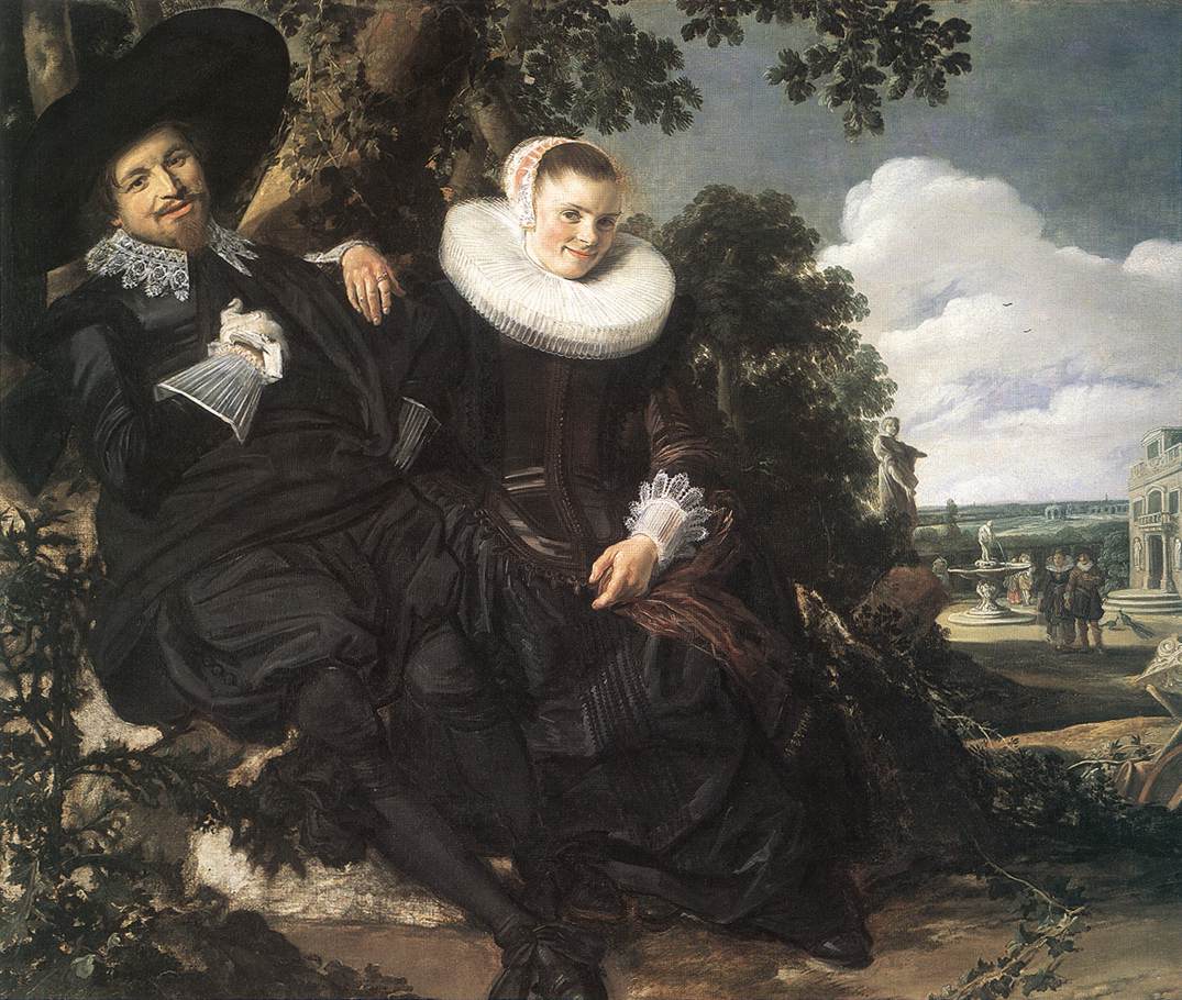 Married Couple in a Garden